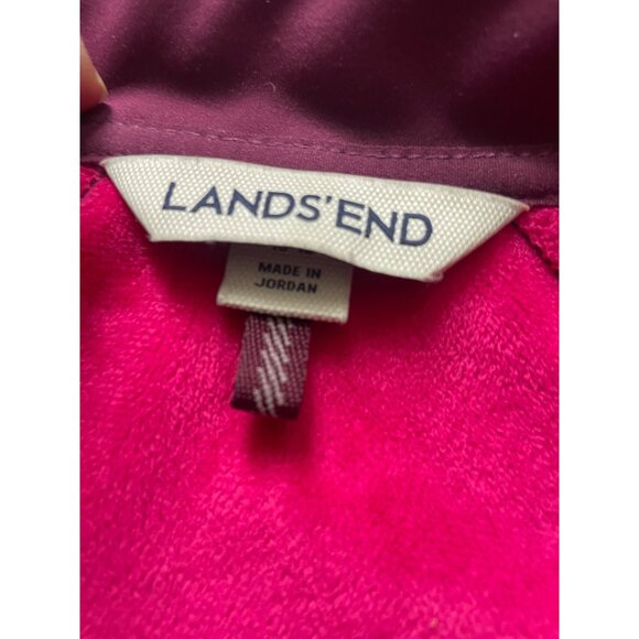 Burgundy Lands End jacket - Picture 2 of 4